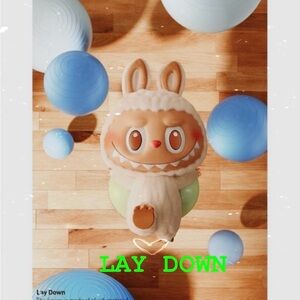 Lazy Yoga LAY DOWN - Pop Mart The Monsters 100% Authentic